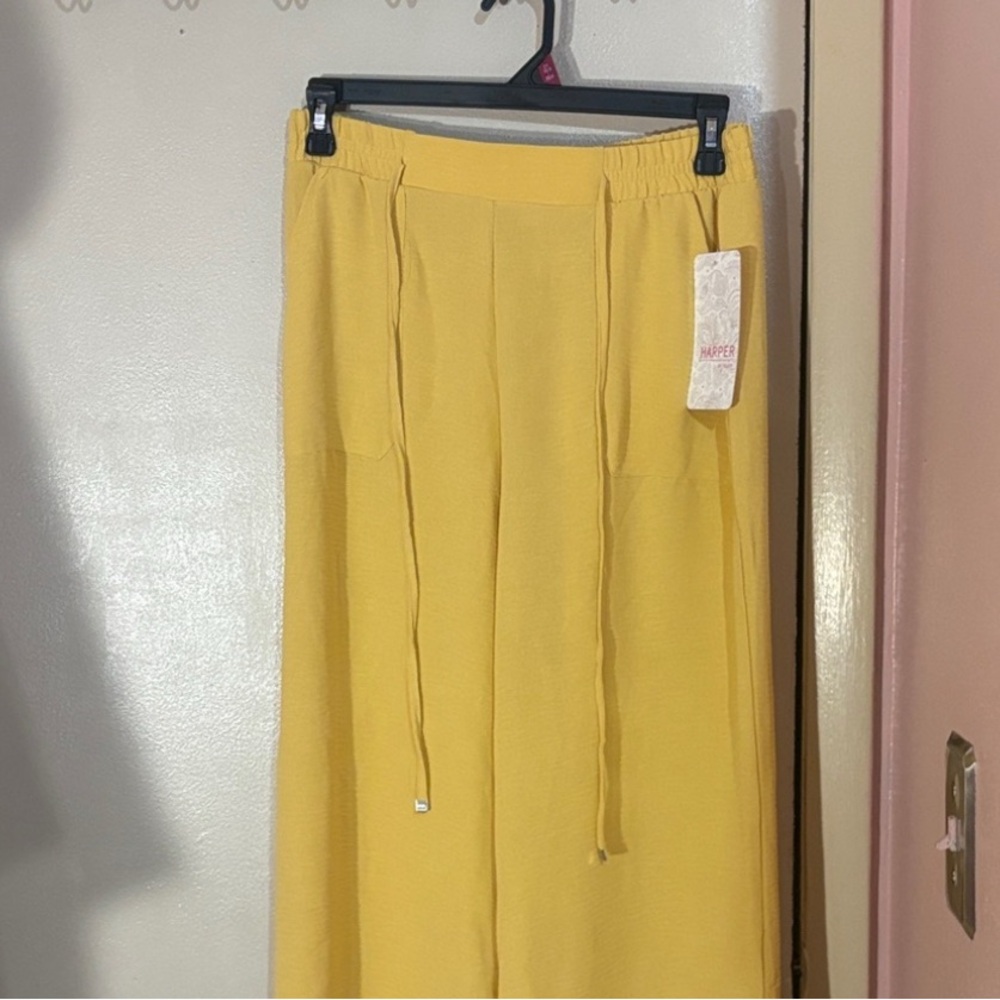 Harper Yellow Straight Leg Pants